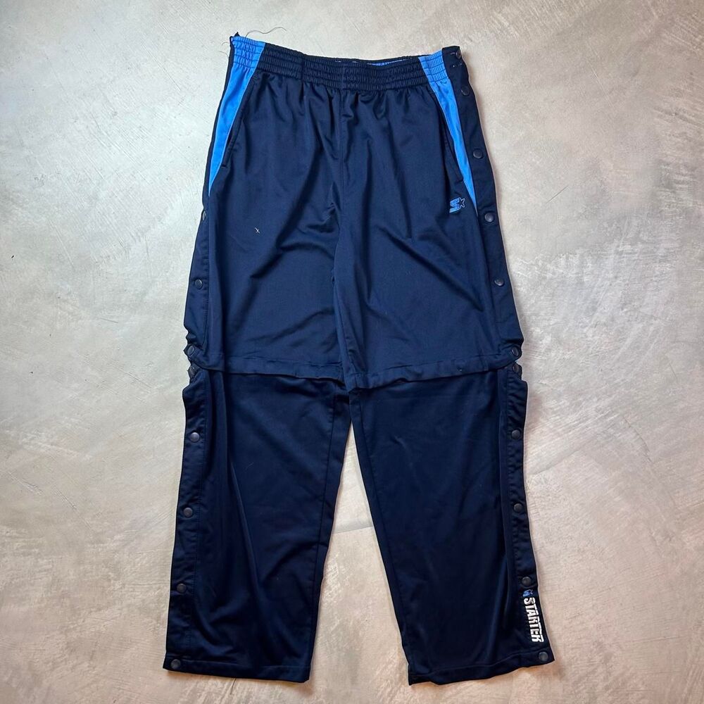 Starter Men's Navy and Blue Trousers